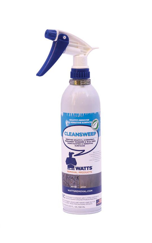 Watts Cleansweep Sensitive Surface 20 oz Refillable Spray Can